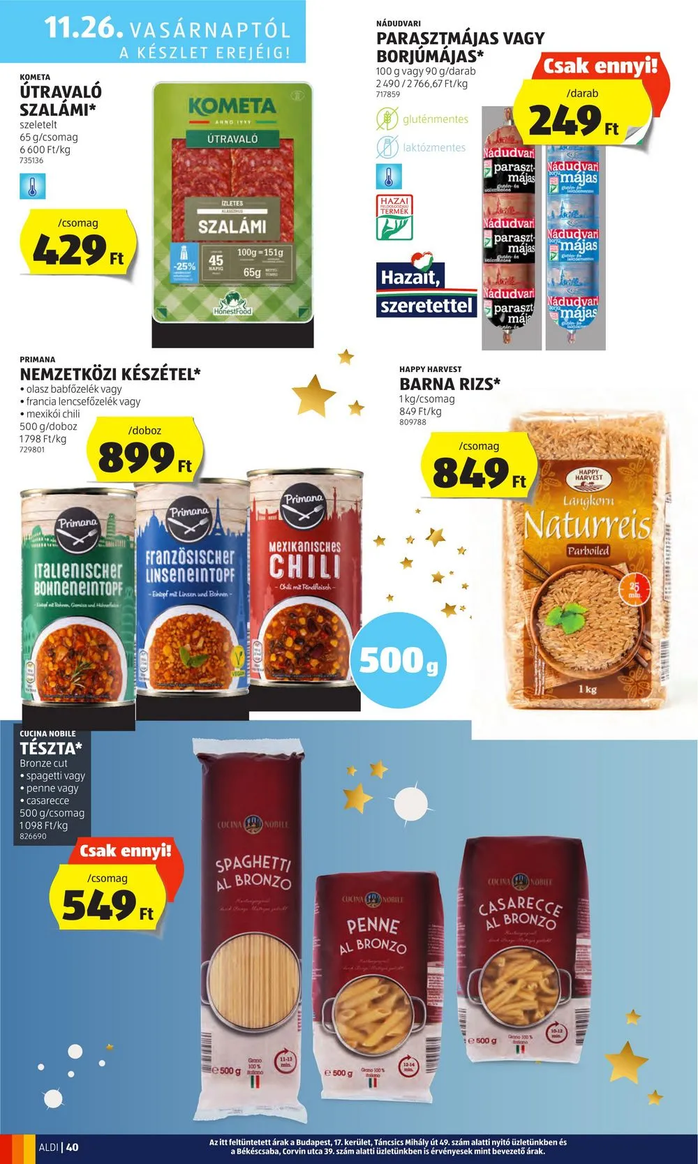 Aldi akciós újság 11.23–11.29 – 46. oldal