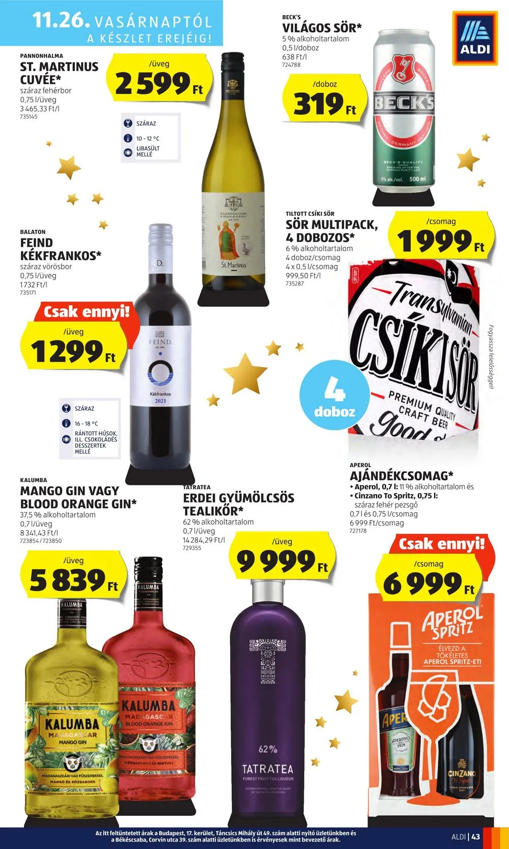 Aldi akciós újság 11.23–11.29 – 49. oldal