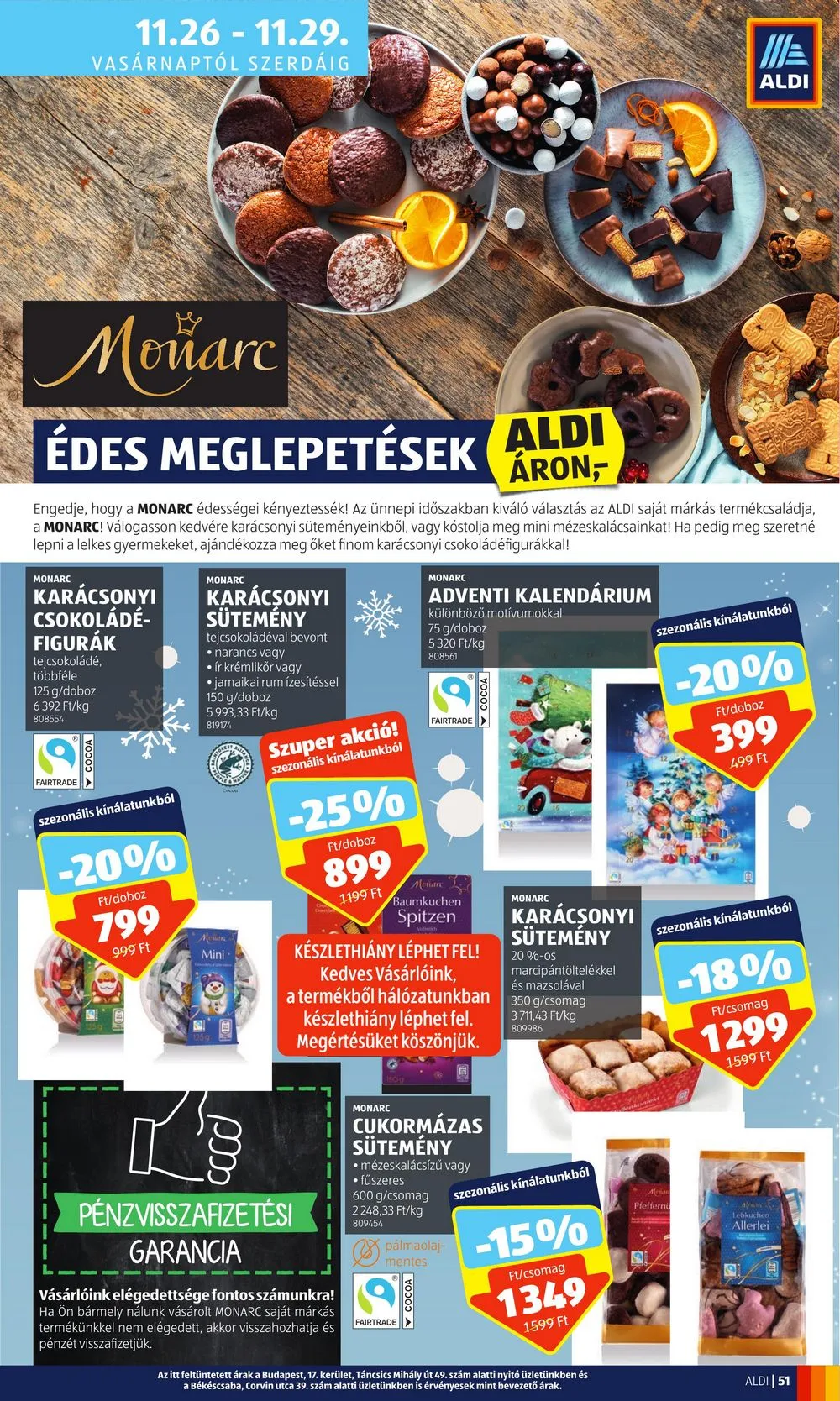 Aldi akciós újság 11.23–11.29 – 57. oldal