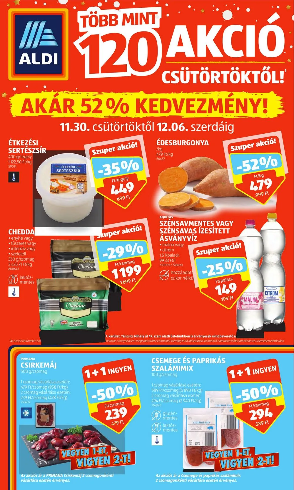 Aldi akciós újság 11.30–12.06