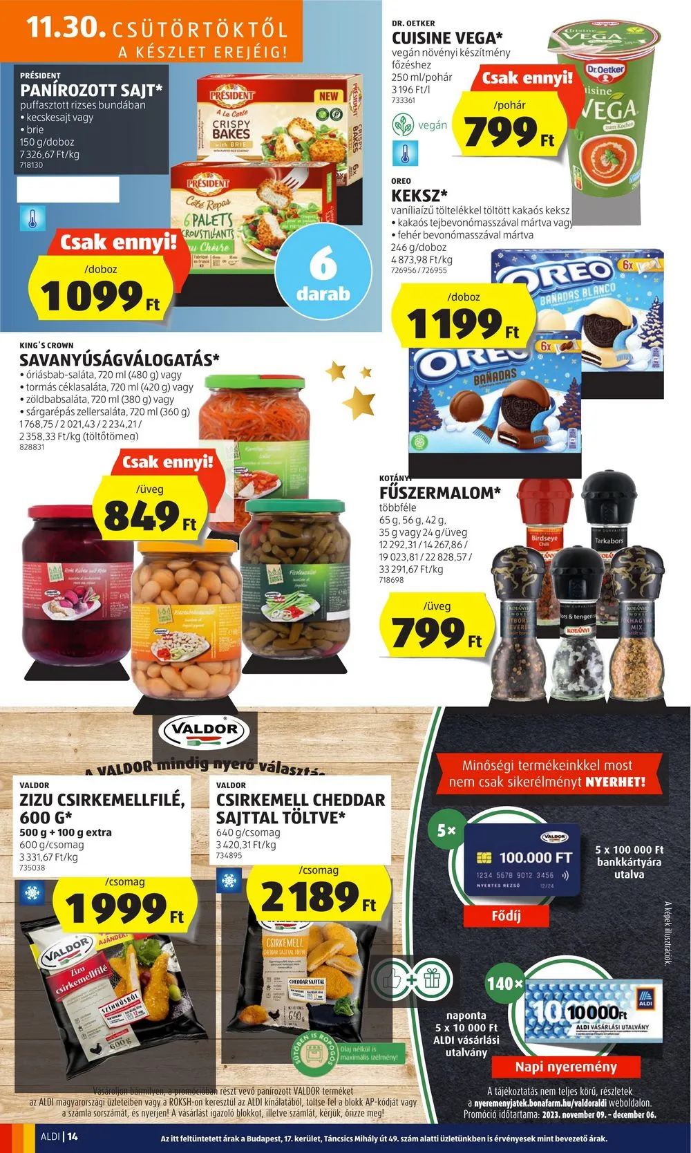 Aldi akciós újság 11.30–12.06 – 16. oldal