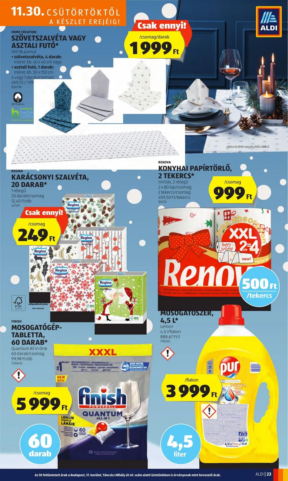 Aldi akciós újság 11.30–12.06 – 25. oldal