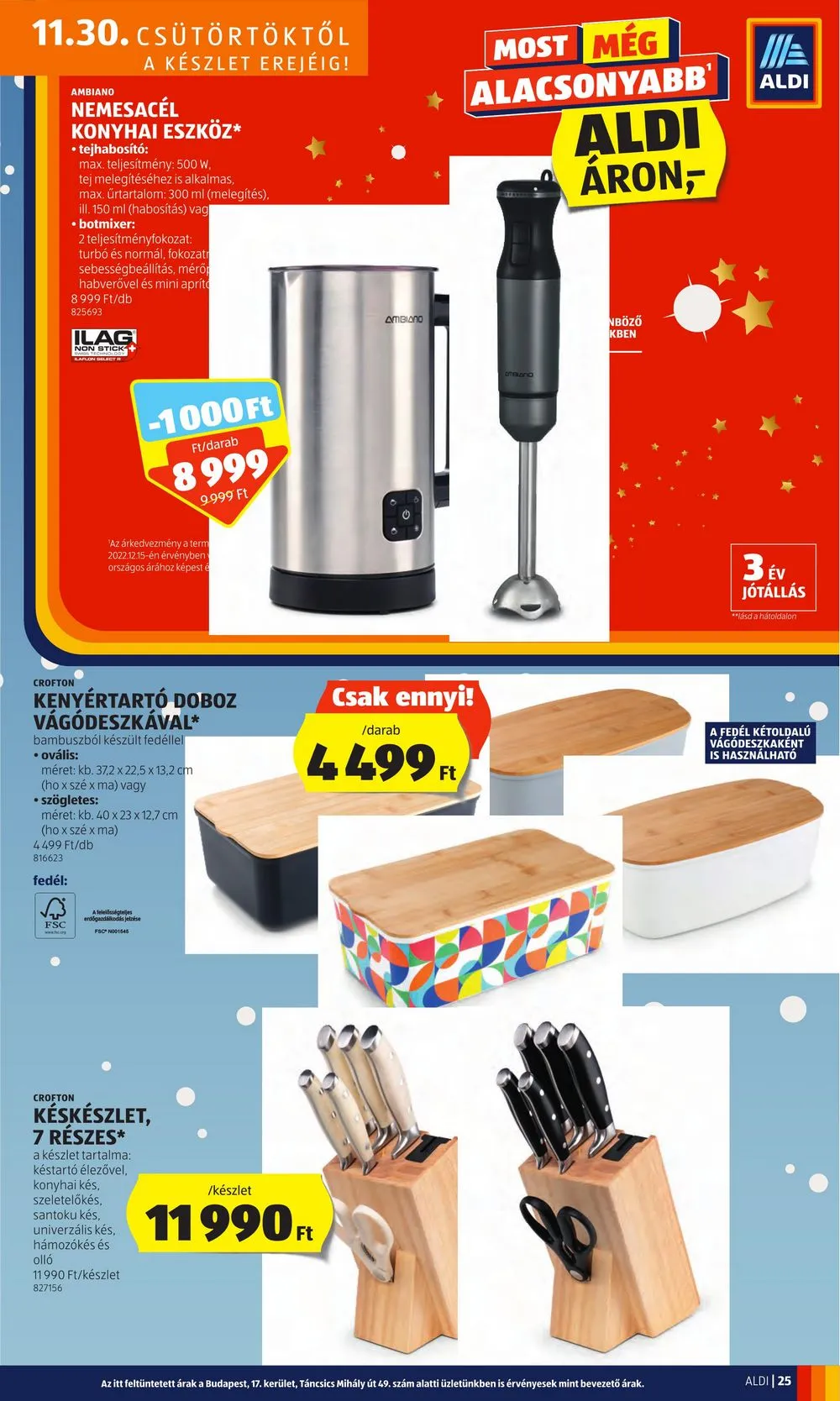Aldi akciós újság 11.30–12.06 – 27. oldal