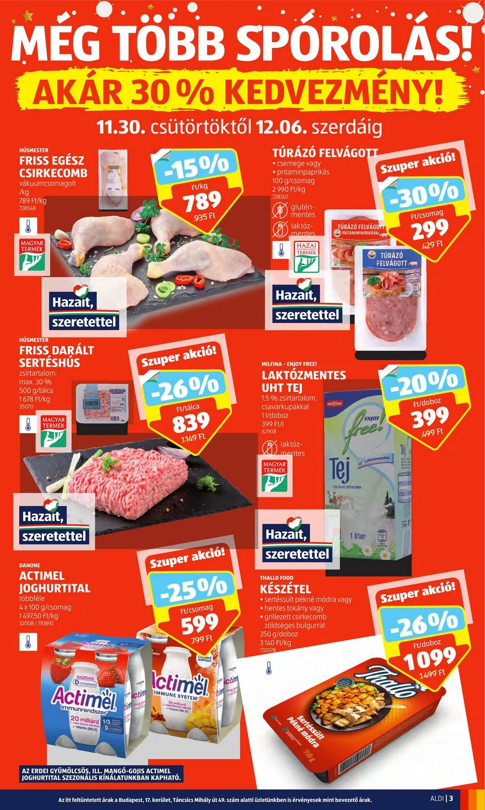 Aldi akciós újság 11.30–12.06 – 3. oldal