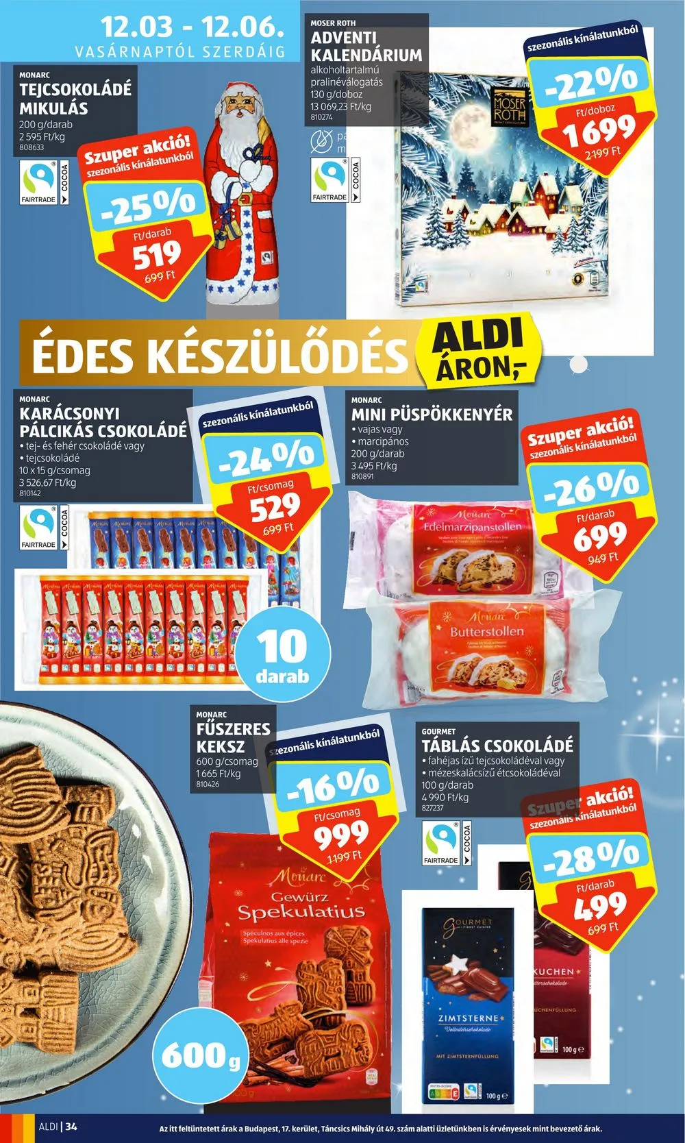 Aldi akciós újság 11.30–12.06 – 40. oldal