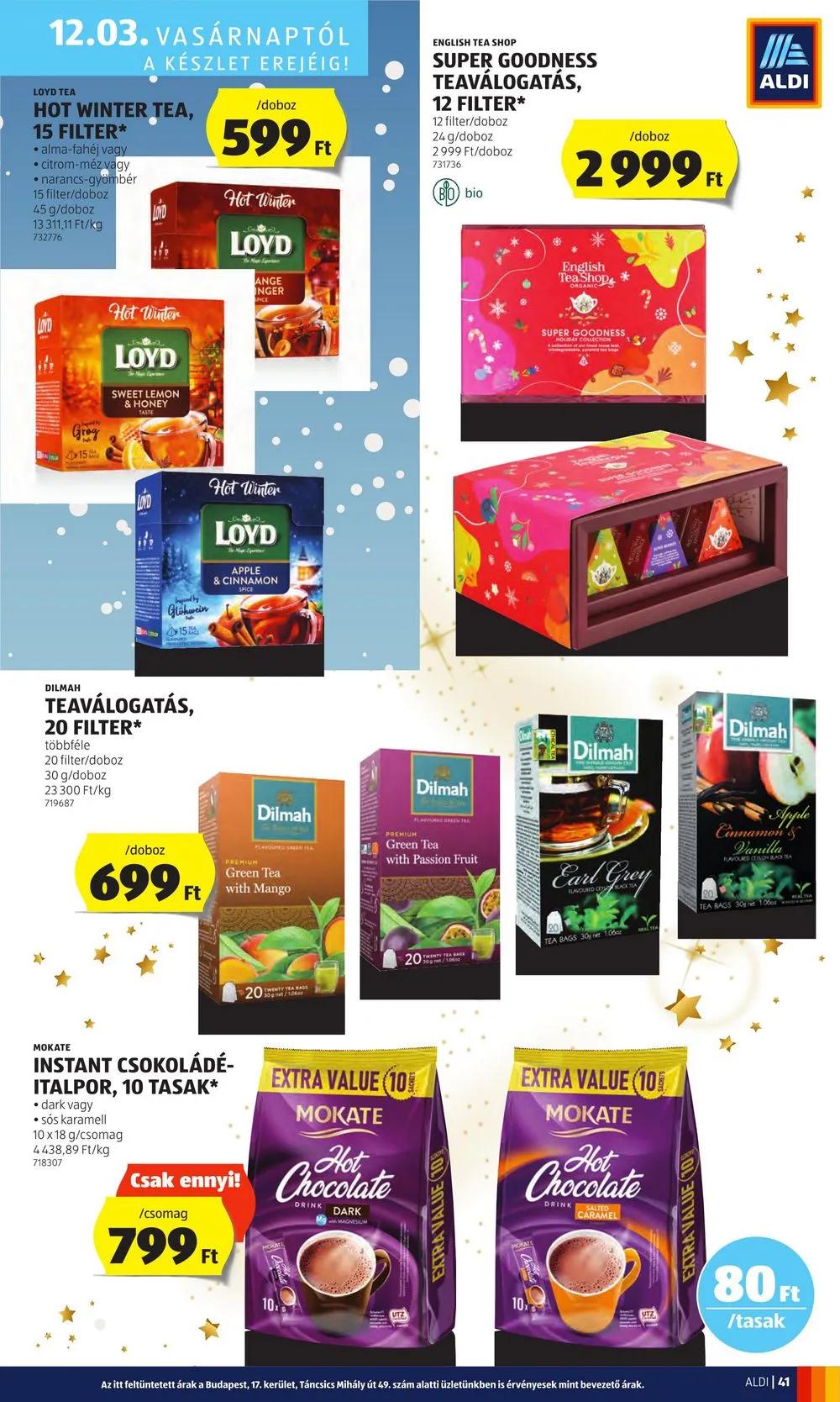 Aldi akciós újság 11.30–12.06 – 47. oldal