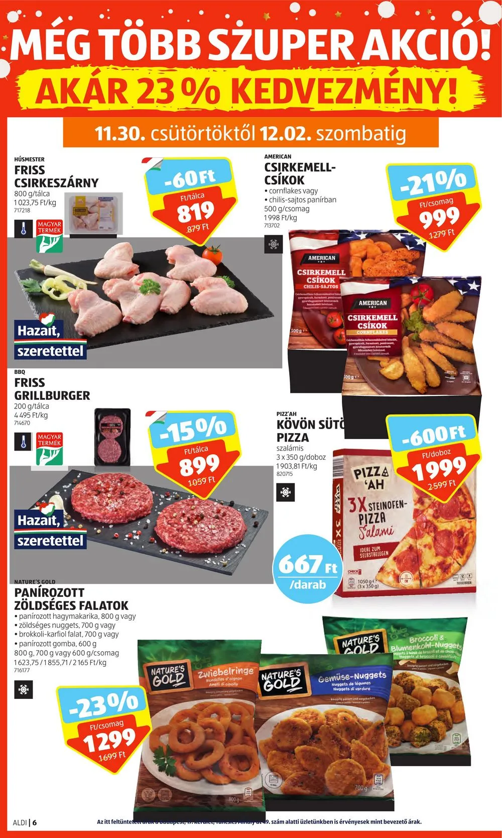 Aldi akciós újság 11.30–12.06 – 6. oldal