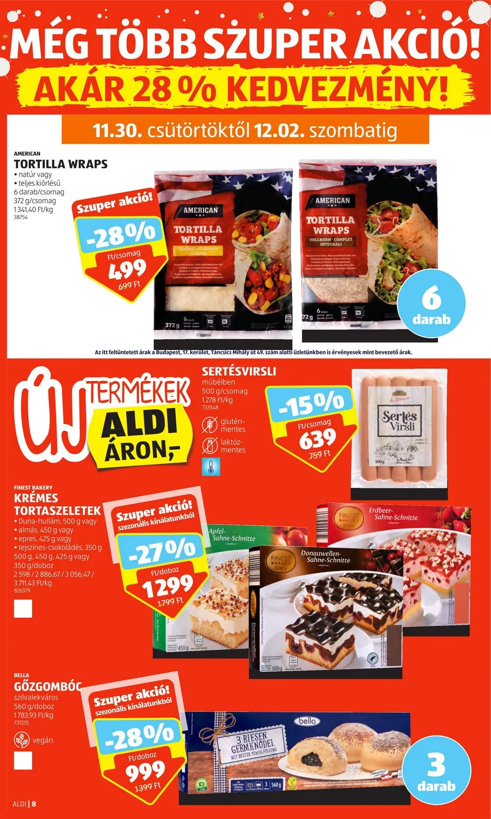 Aldi akciós újság 11.30–12.06 – 8. oldal