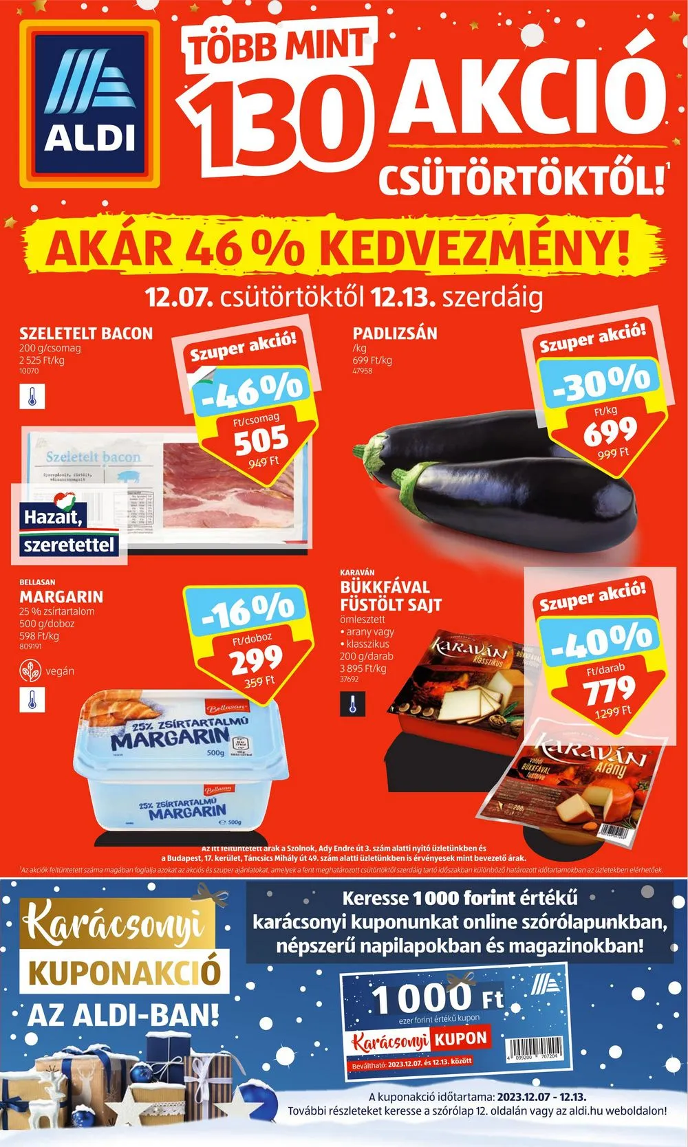 Aldi akciós újság 12.07–12.13