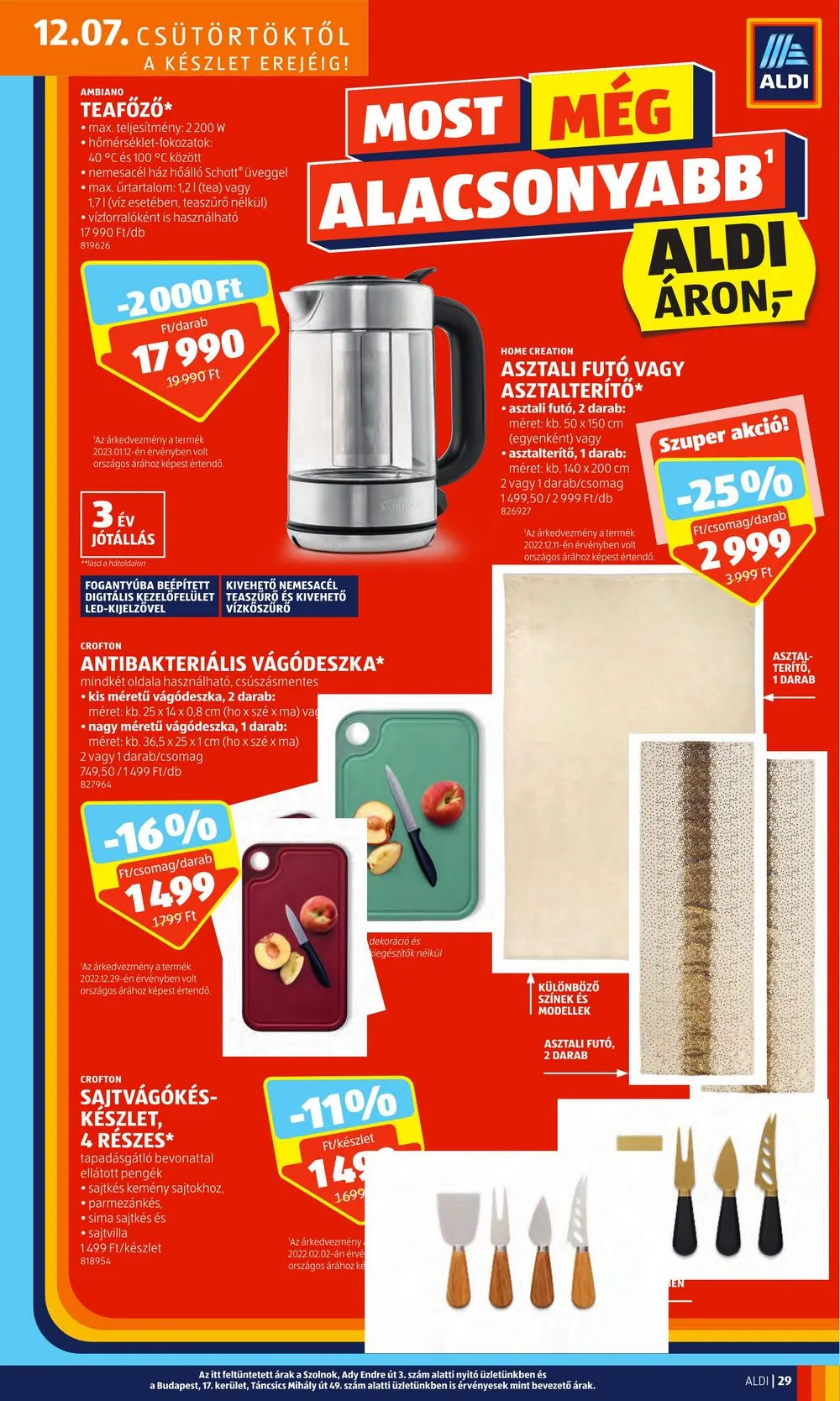 Aldi akciós újság 12.07–12.13 – 33. oldal