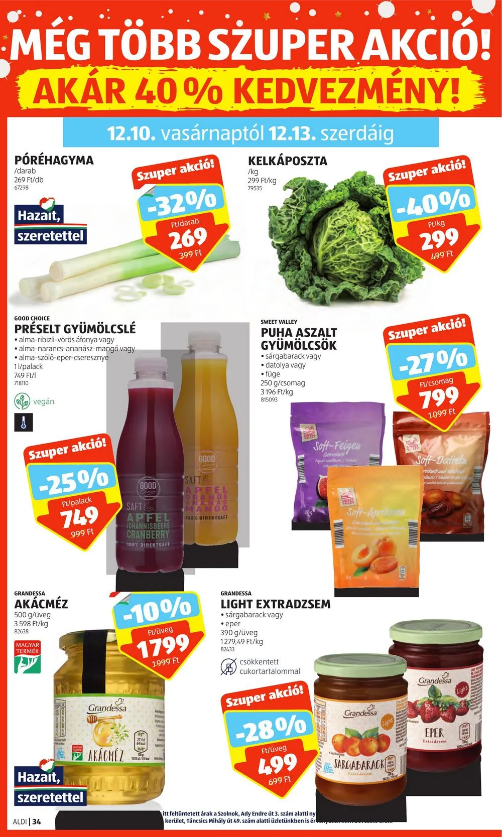 Aldi akciós újság 12.07–12.13 – 40. oldal