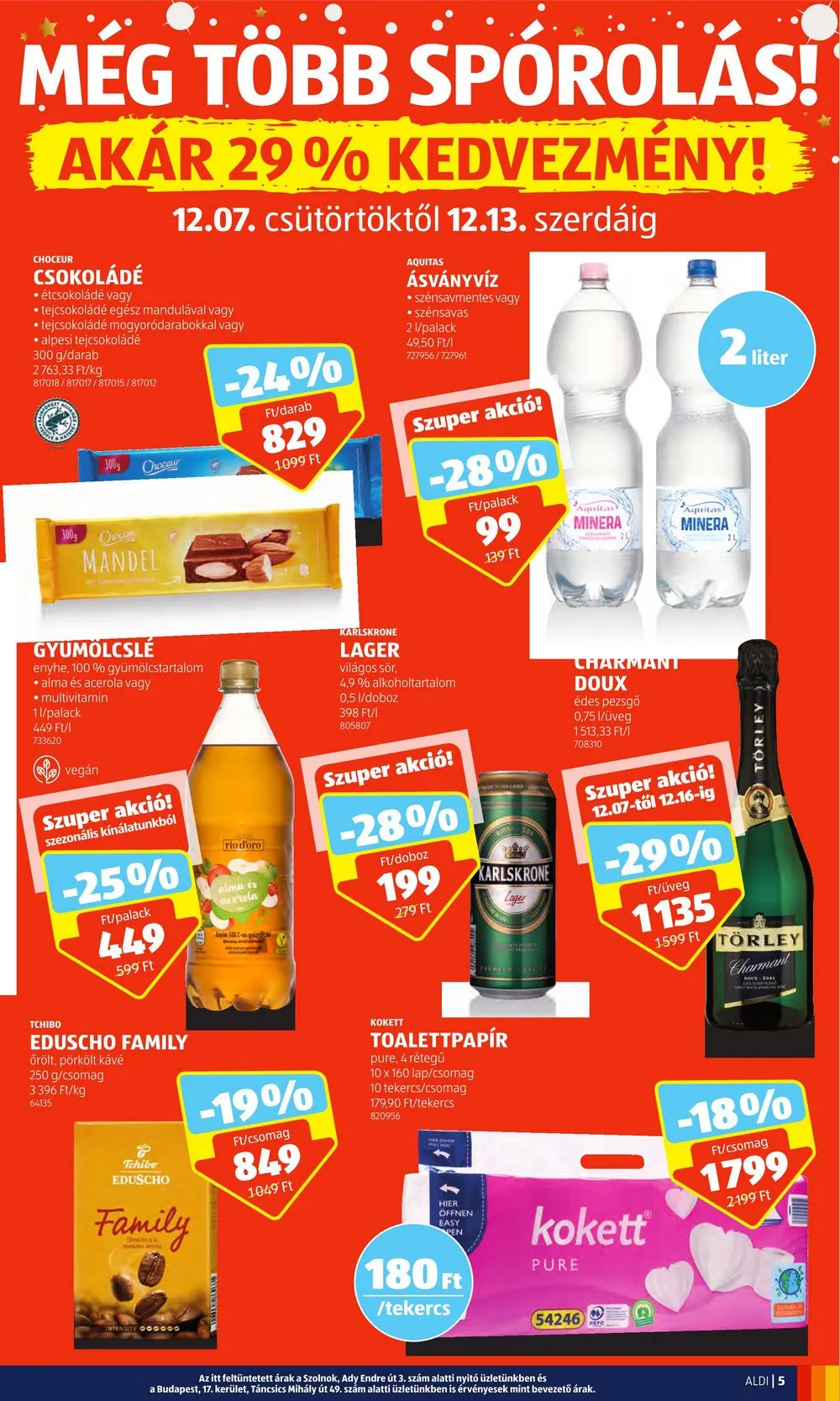 Aldi akciós újság 12.07–12.13 – 5. oldal