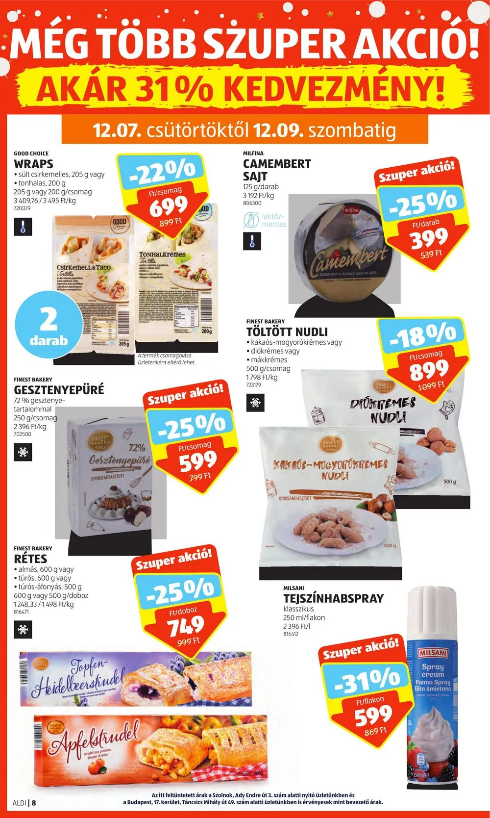 Aldi akciós újság 12.07–12.13 – 8. oldal