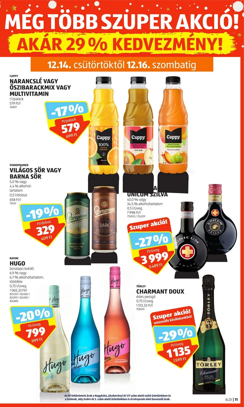 Aldi akciós újság 12.14–12.20 – 13. oldal