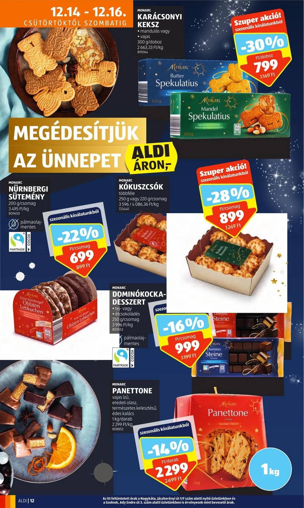 Aldi akciós újság 12.14–12.20 – 16. oldal