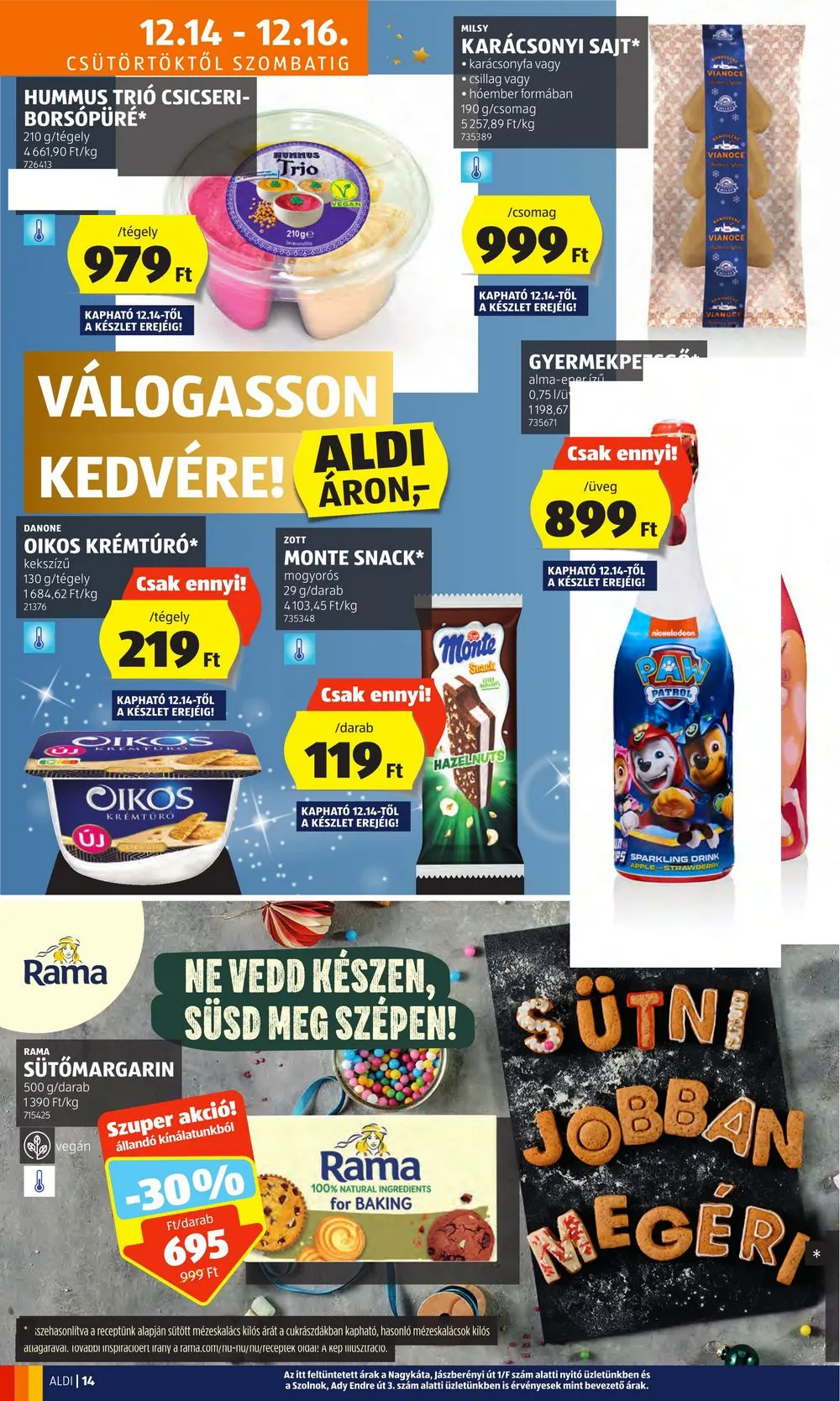 Aldi akciós újság 12.14–12.20 – 18. oldal