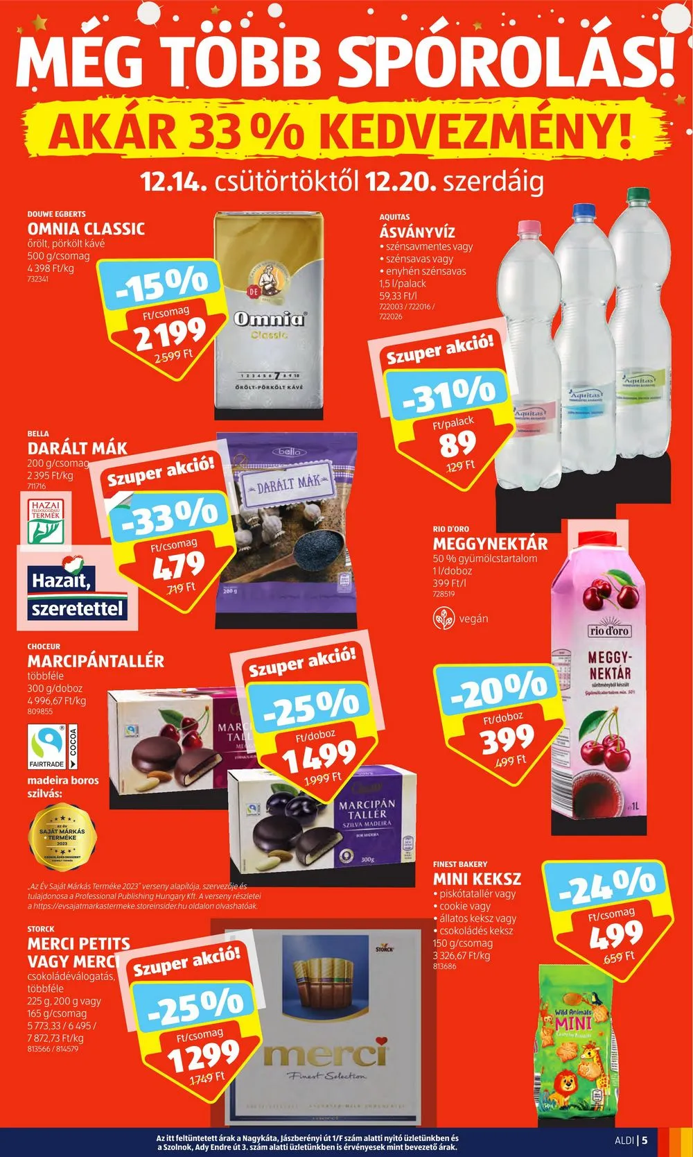 Aldi akciós újság 12.14–12.20 – 5. oldal