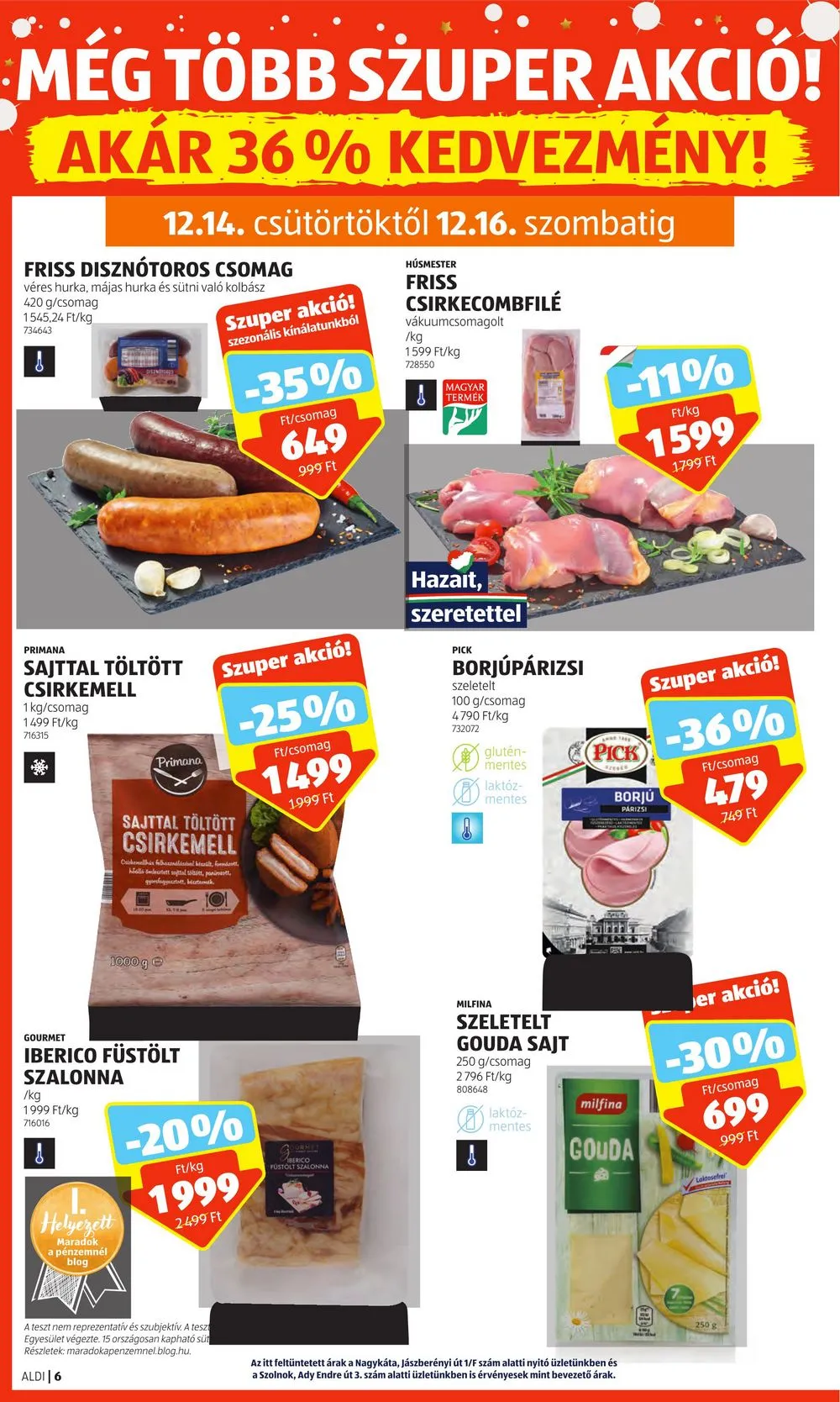 Aldi akciós újság 12.14–12.20 – 8. oldal
