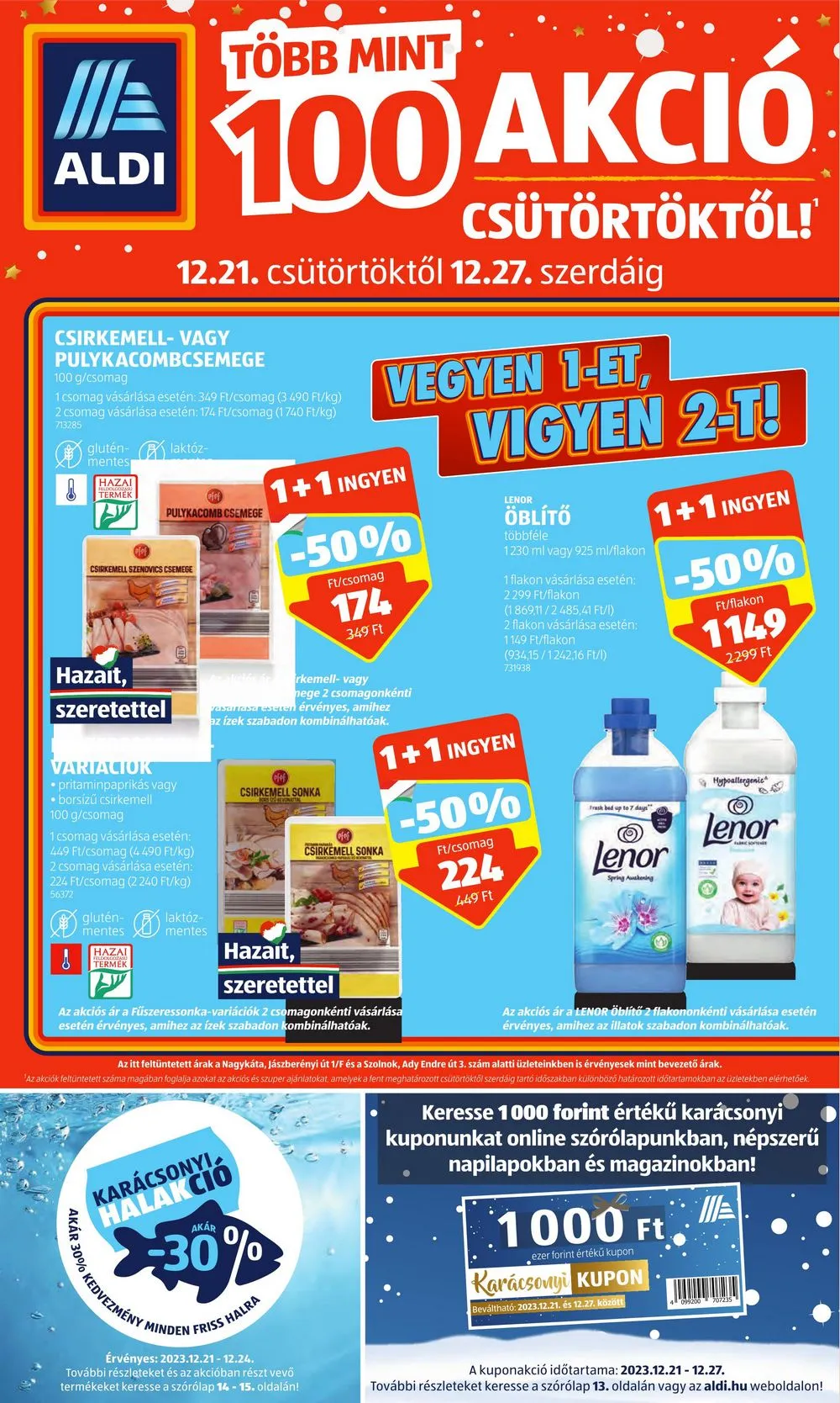 Aldi akciós újság 12.21–12.27