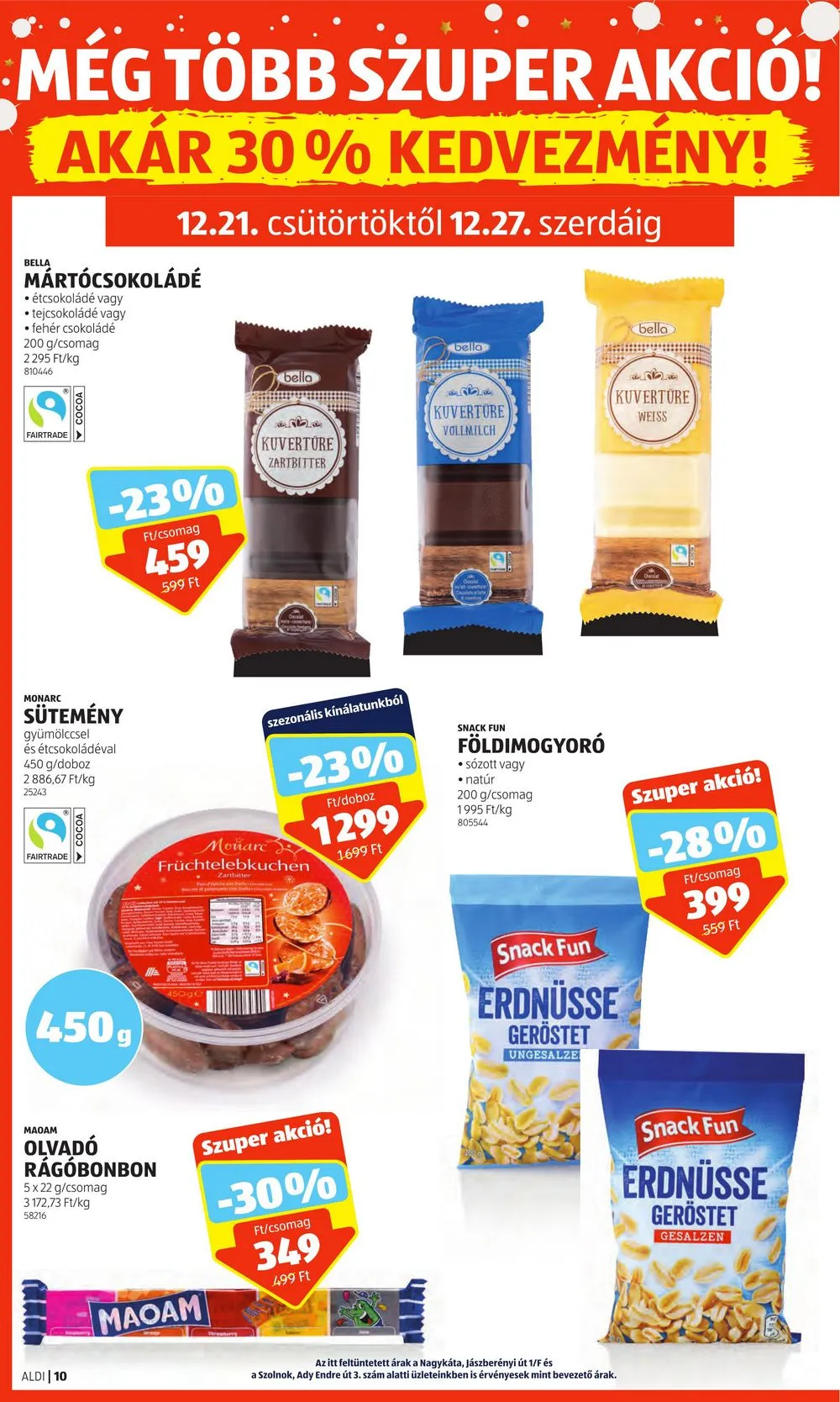 Aldi akciós újság 12.21–12.27 – 12. oldal
