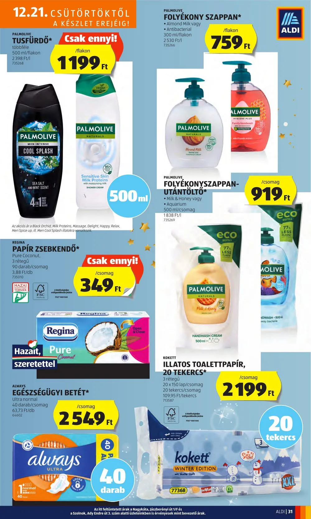 Aldi akciós újság 12.21–12.27 – 39. oldal