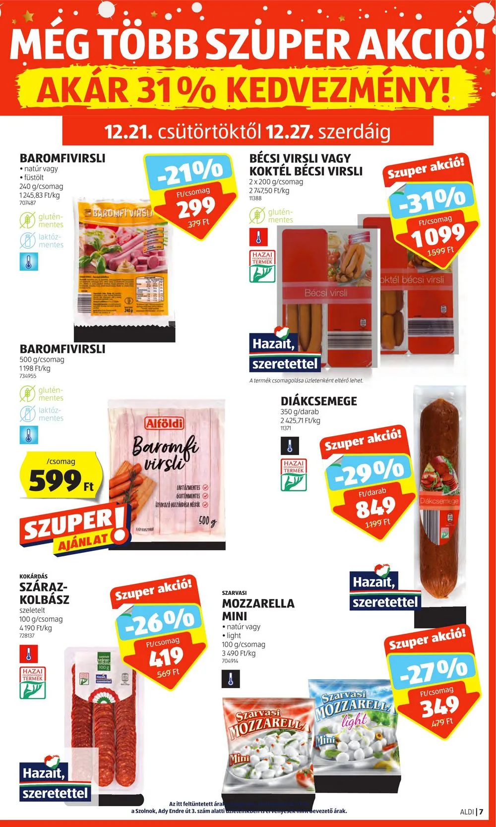 Aldi akciós újság 12.21–12.27 – 9. oldal