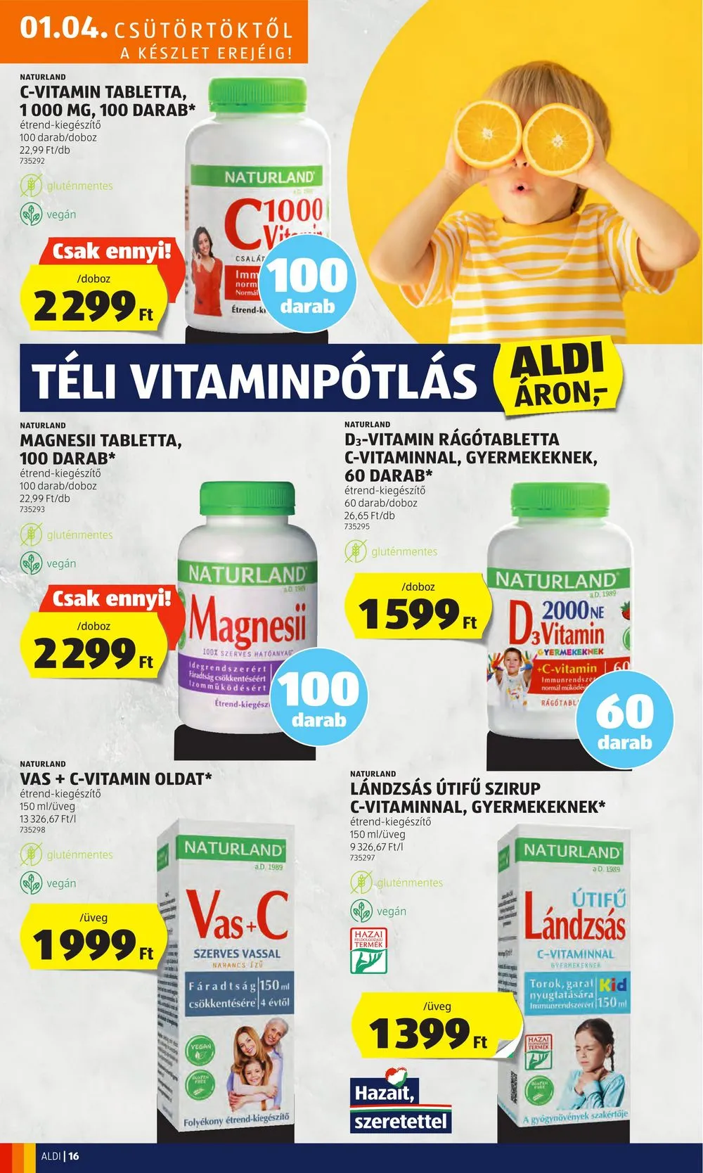 Aldi akciós újság 01.04–01.10 – 20. oldal