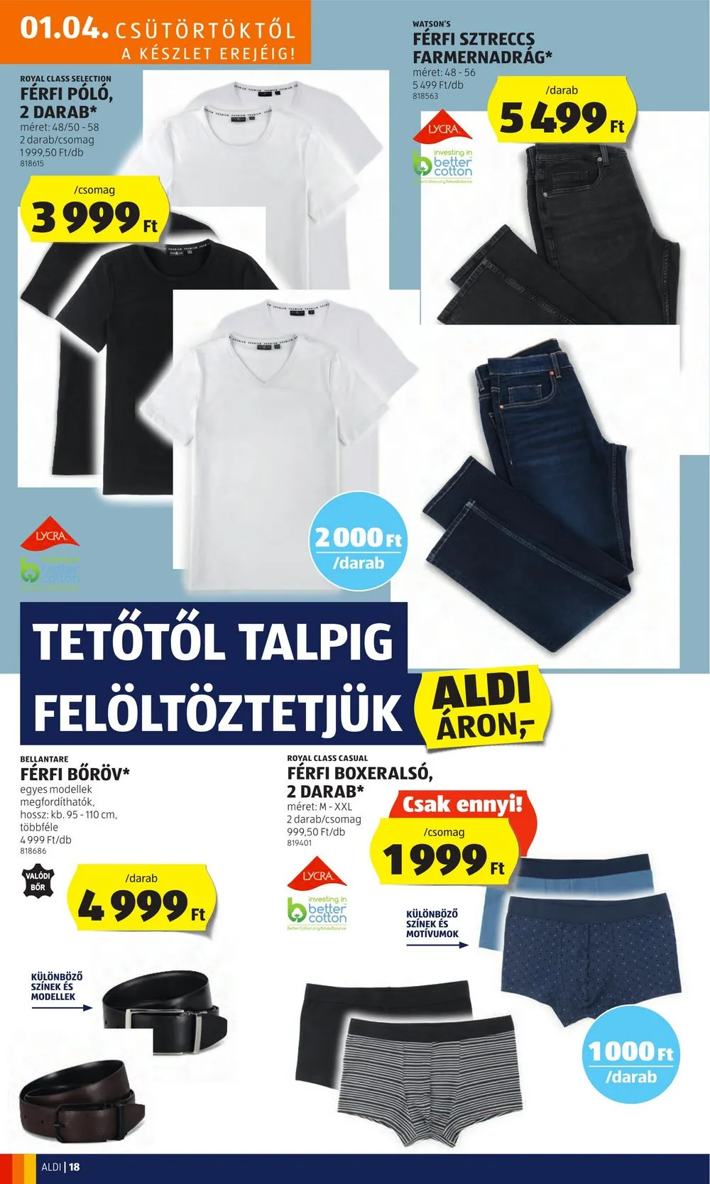 Aldi akciós újság 01.04–01.10 – 22. oldal
