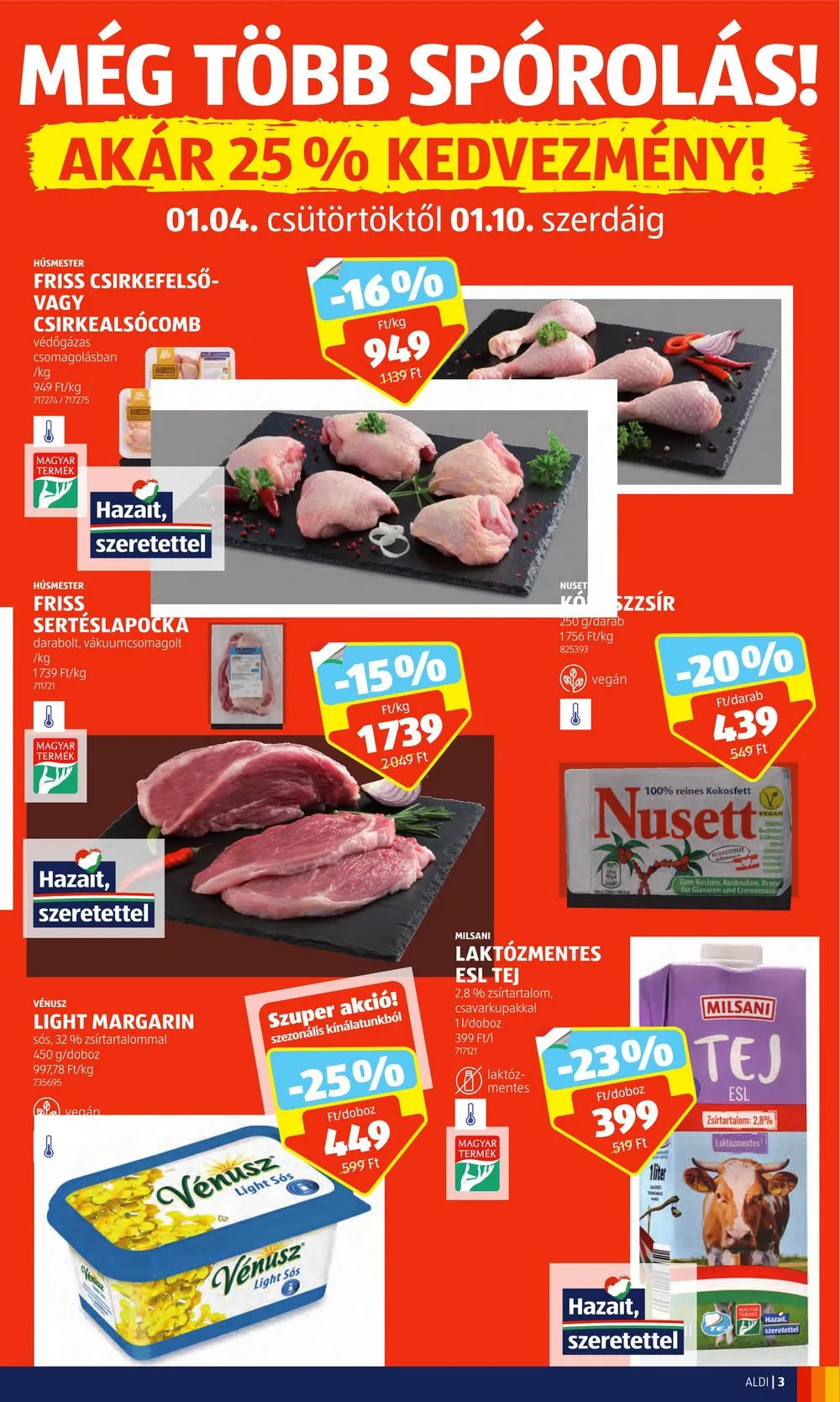 Aldi akciós újság 01.04–01.10 – 3. oldal