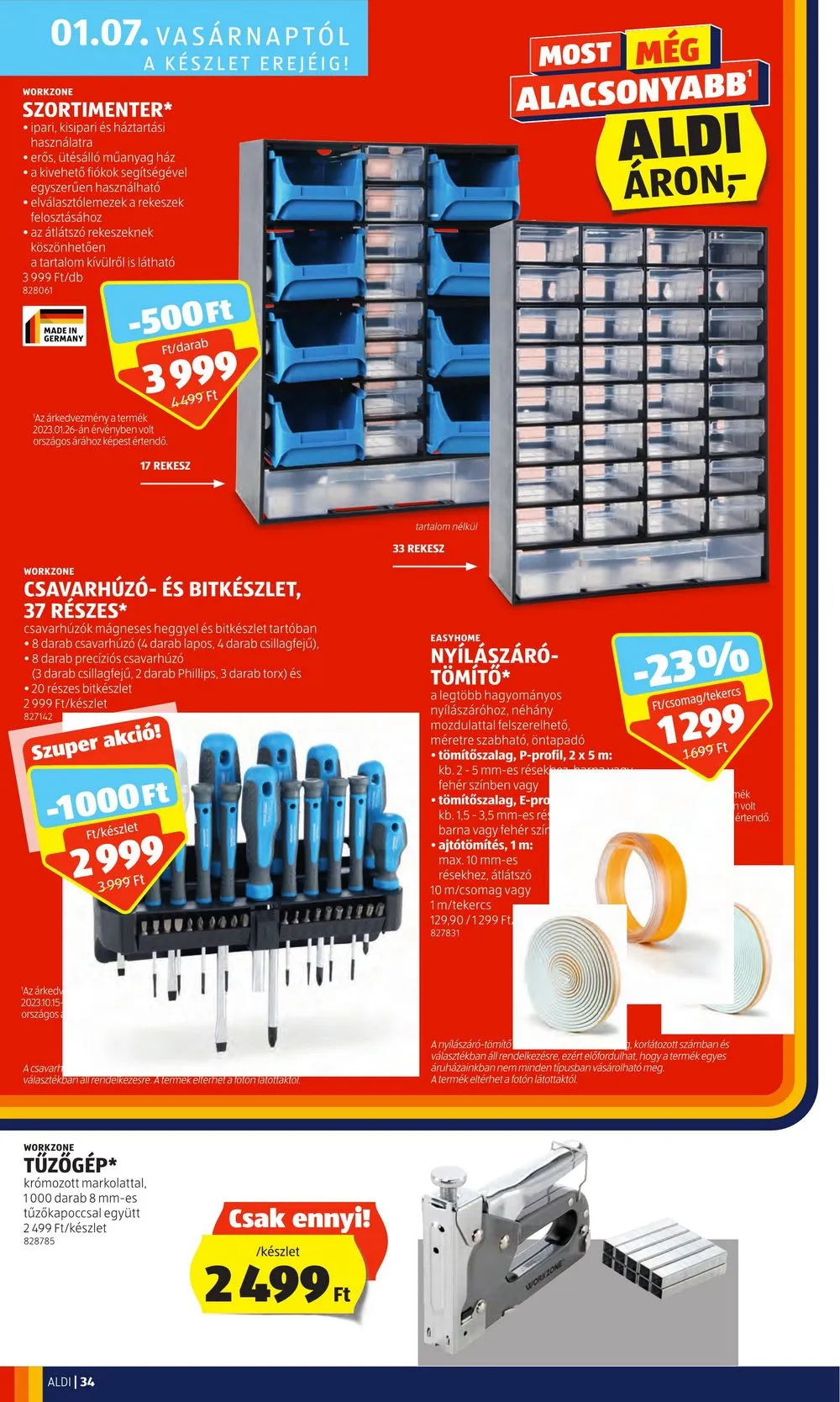Aldi akciós újság 01.04–01.10 – 38. oldal