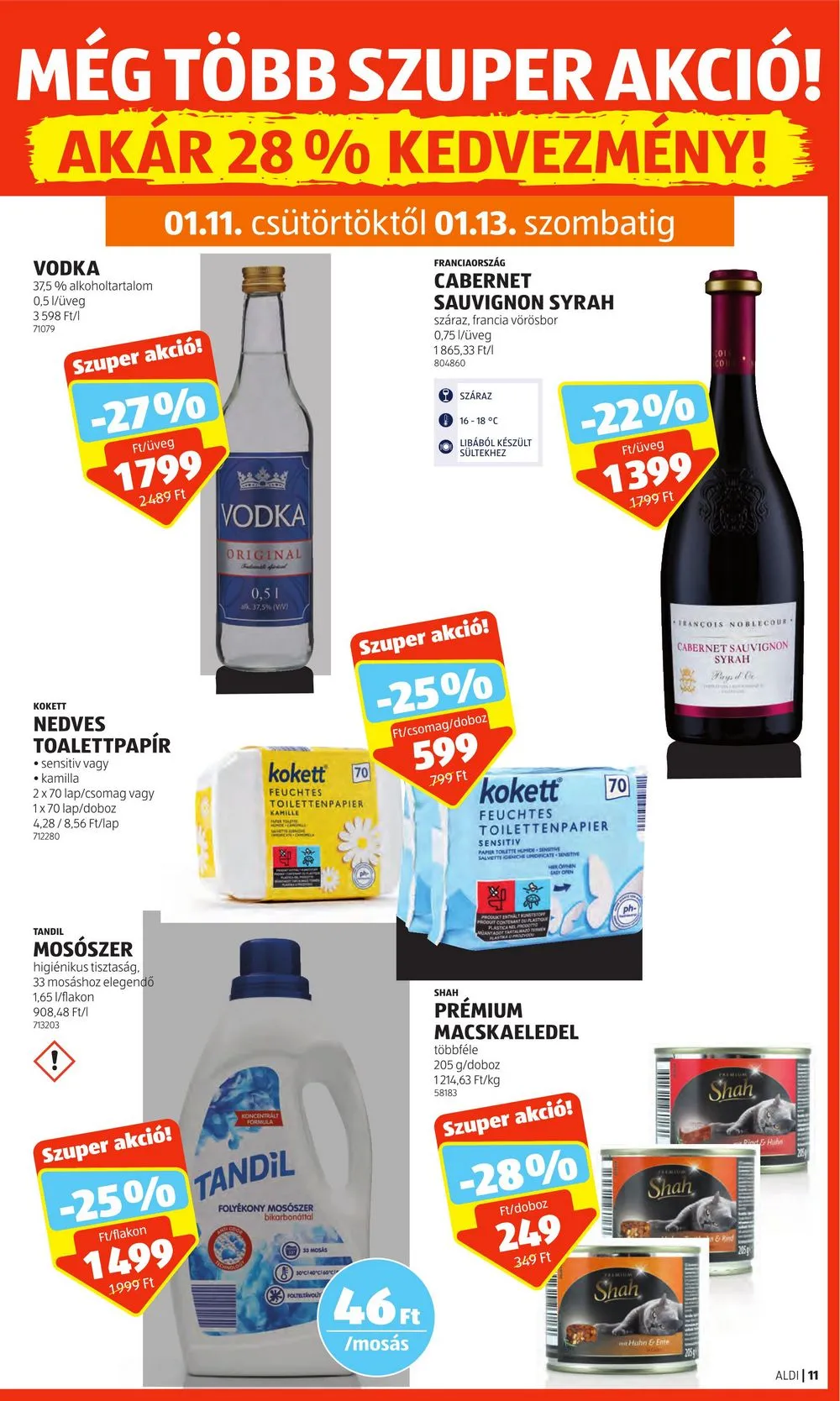 Aldi akciós újság 01.11–01.17 – 13. oldal
