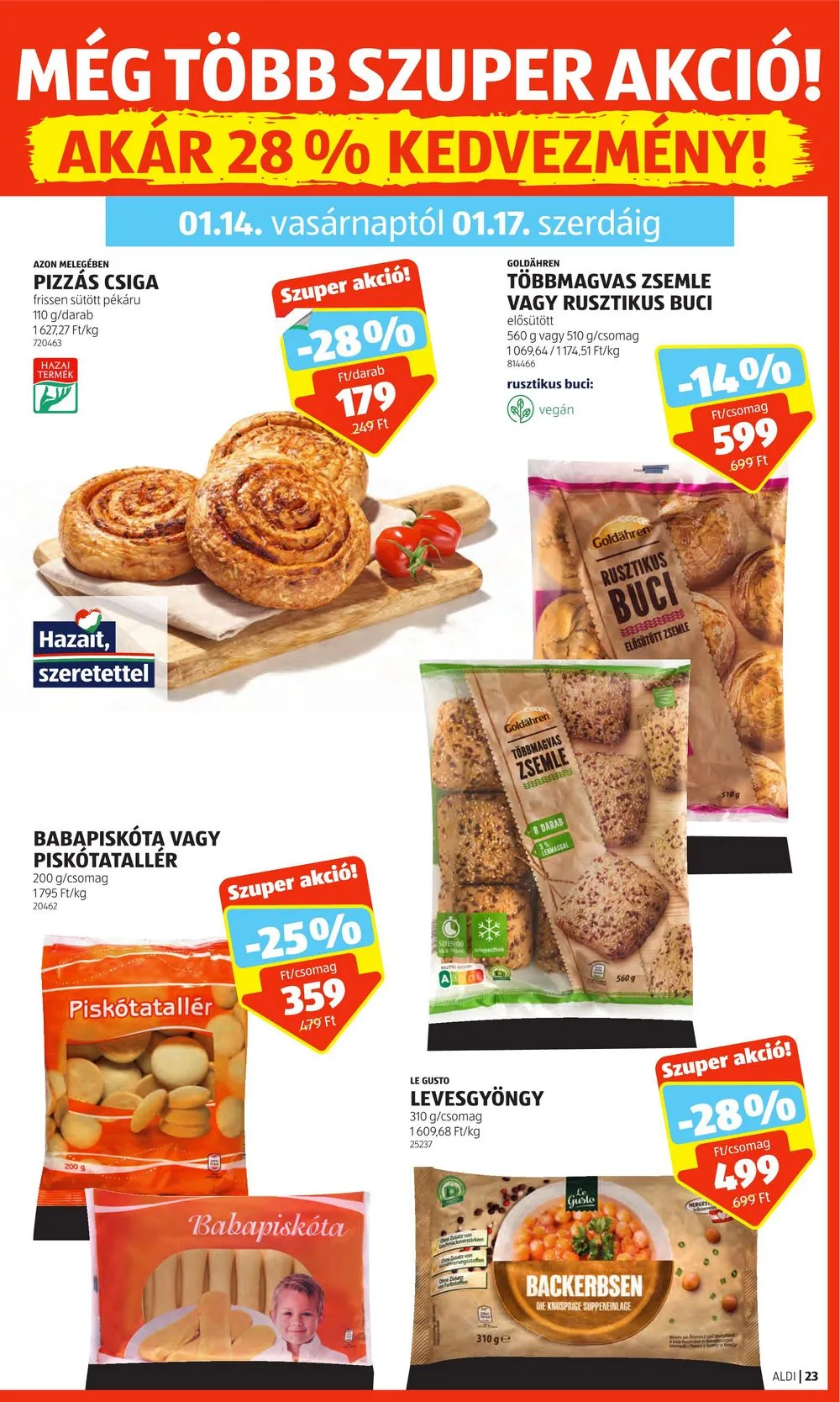 Aldi akciós újság 01.11–01.17 – 29. oldal