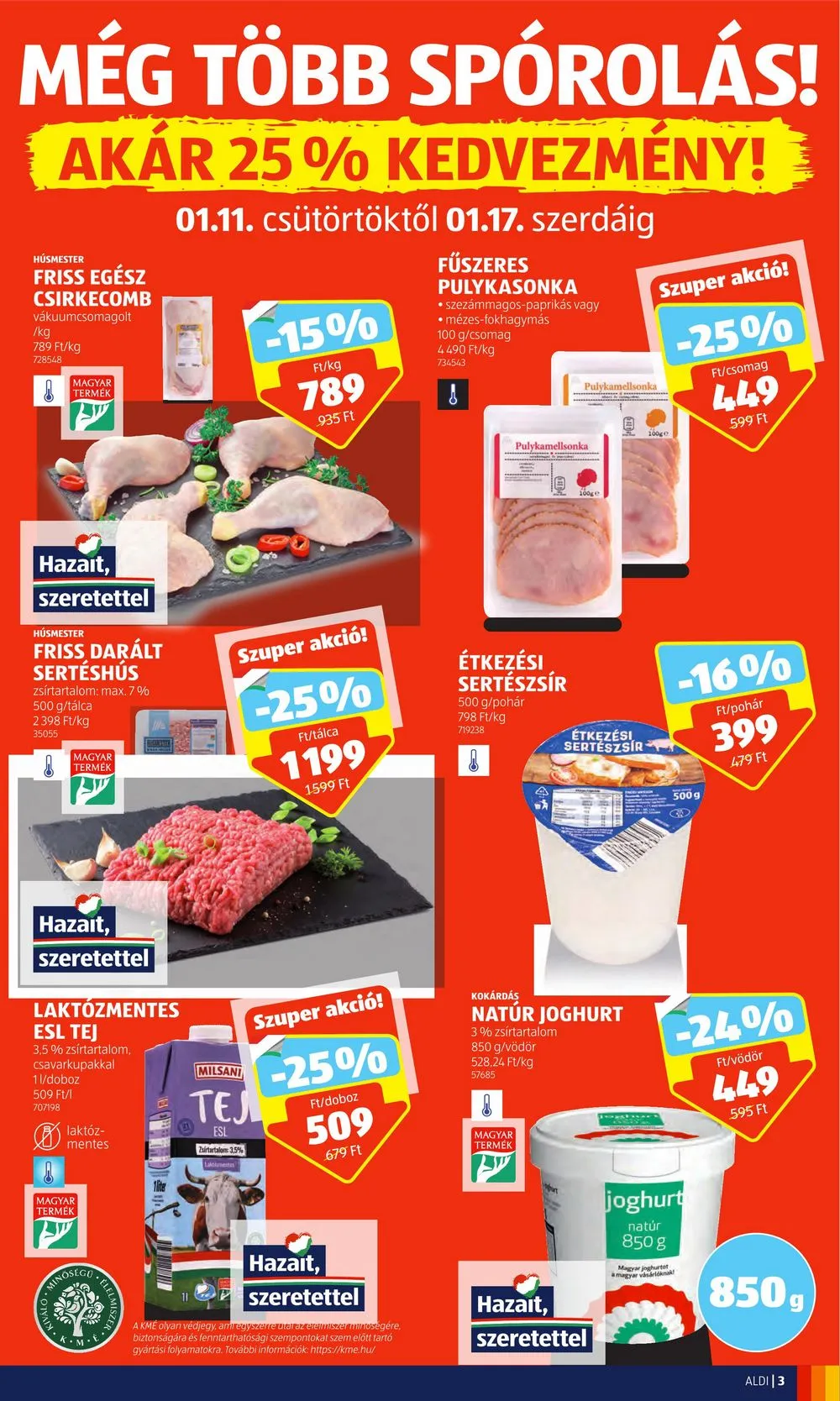 Aldi akciós újság 01.11–01.17 – 3. oldal