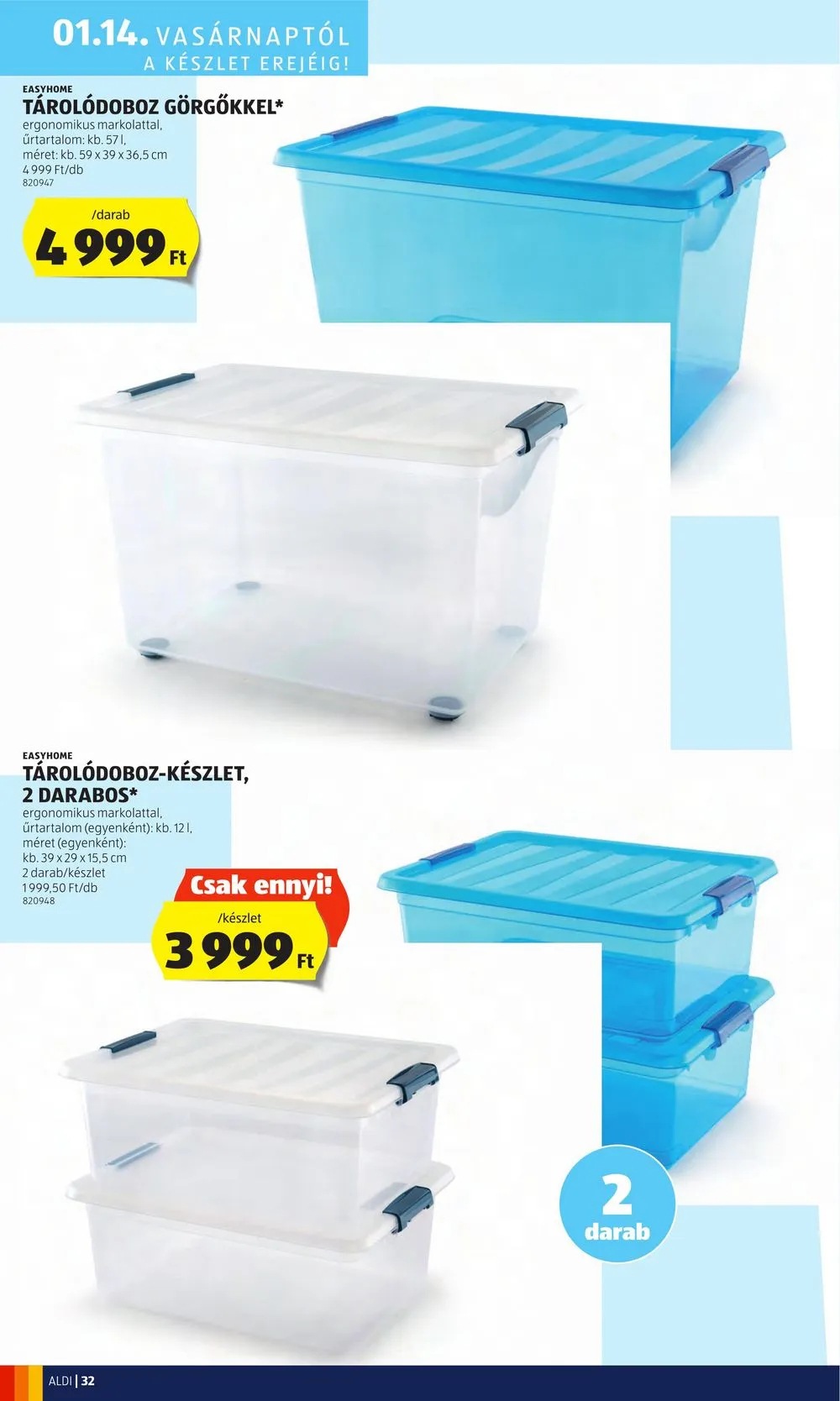 Aldi akciós újság 01.11–01.17 – 38. oldal
