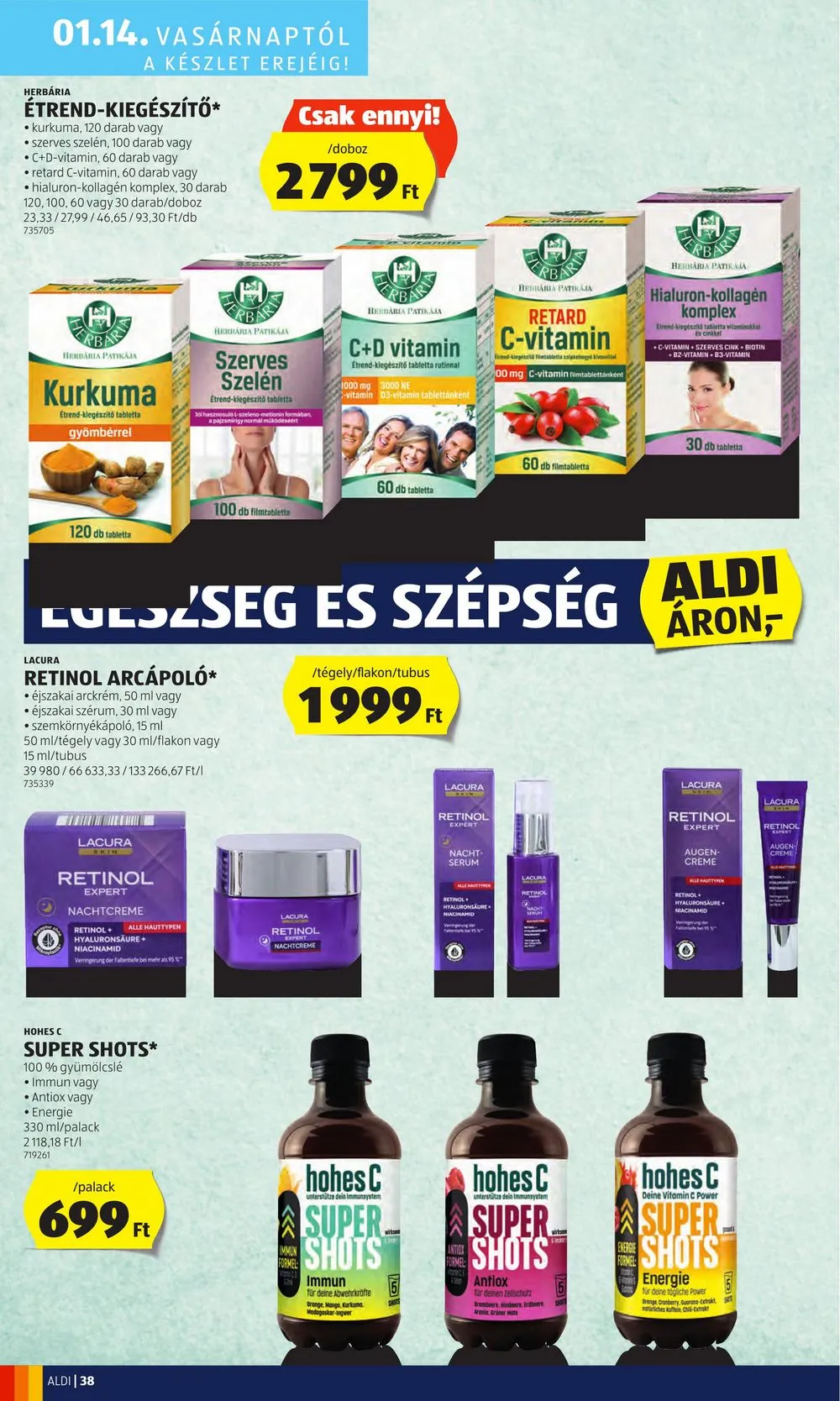 Aldi akciós újság 01.11–01.17 – 44. oldal