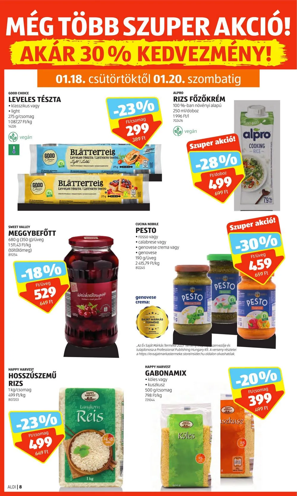 Aldi akciós újság 01.18–01.24 – 10. oldal
