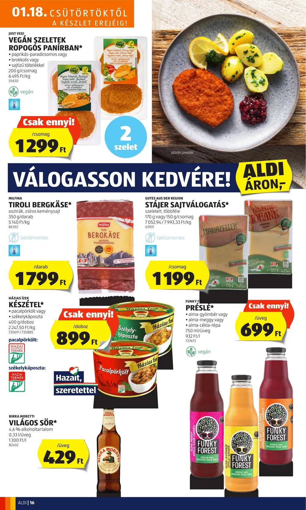 Aldi akciós újság 01.18–01.24 – 20. oldal