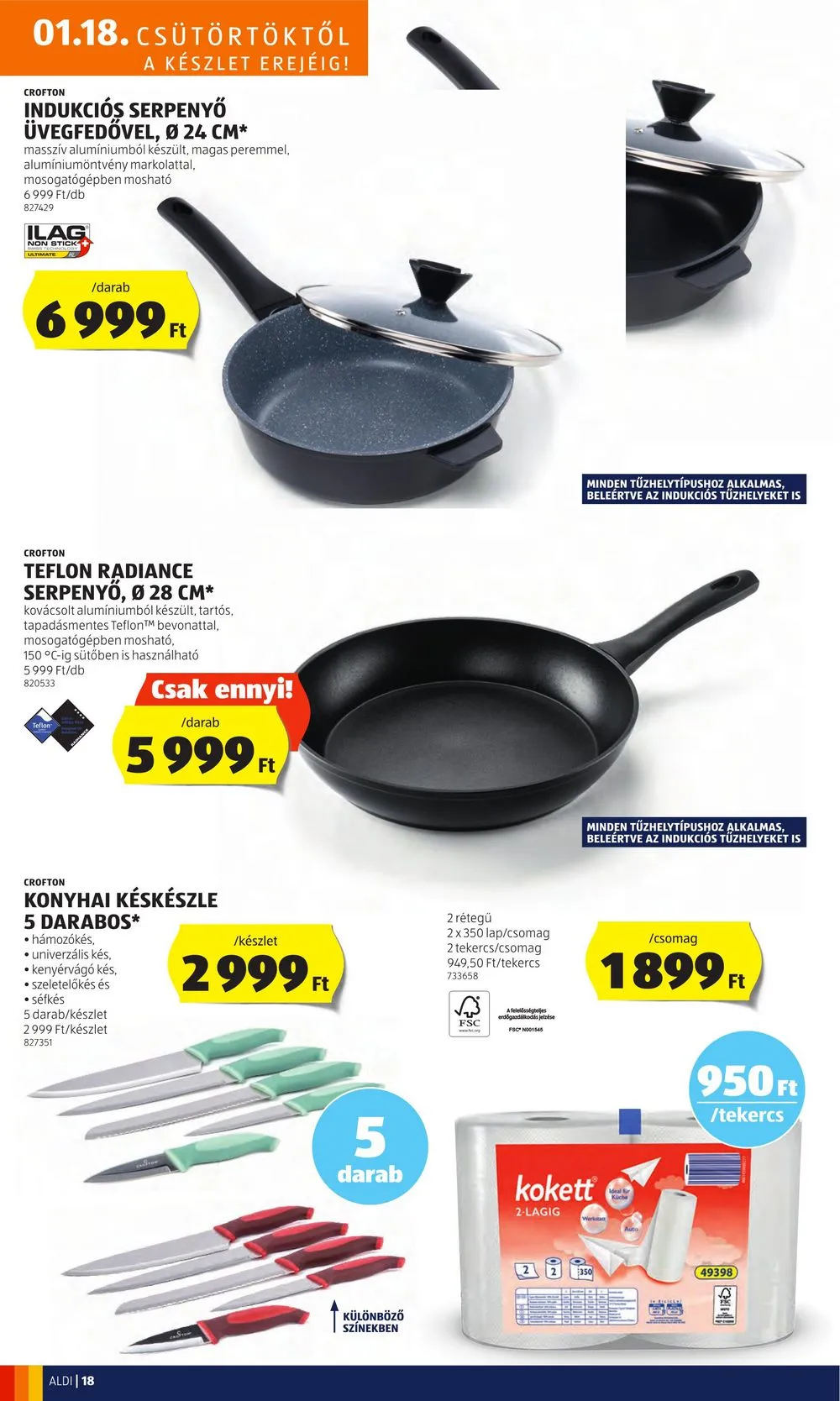 Aldi akciós újság 01.18–01.24 – 22. oldal