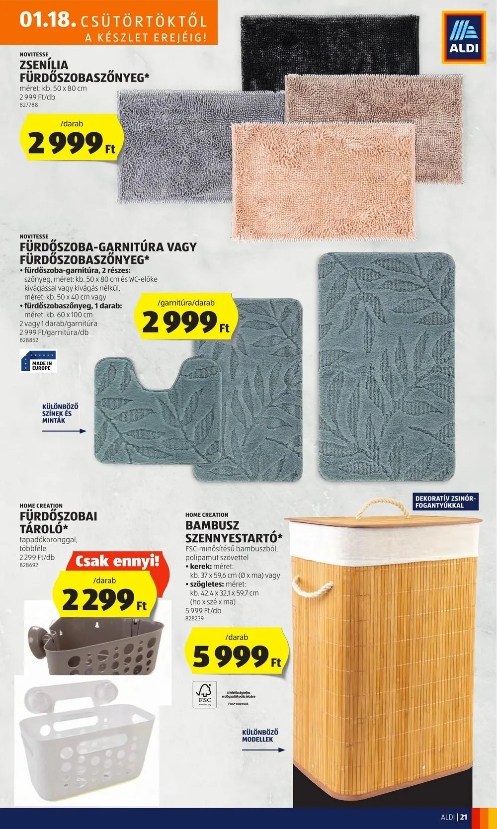Aldi akciós újság 01.18–01.24 – 25. oldal