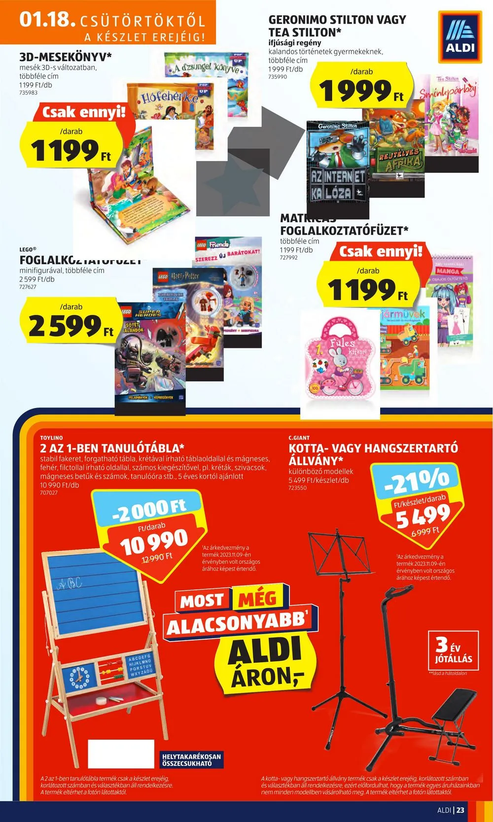 Aldi akciós újság 01.18–01.24 – 27. oldal
