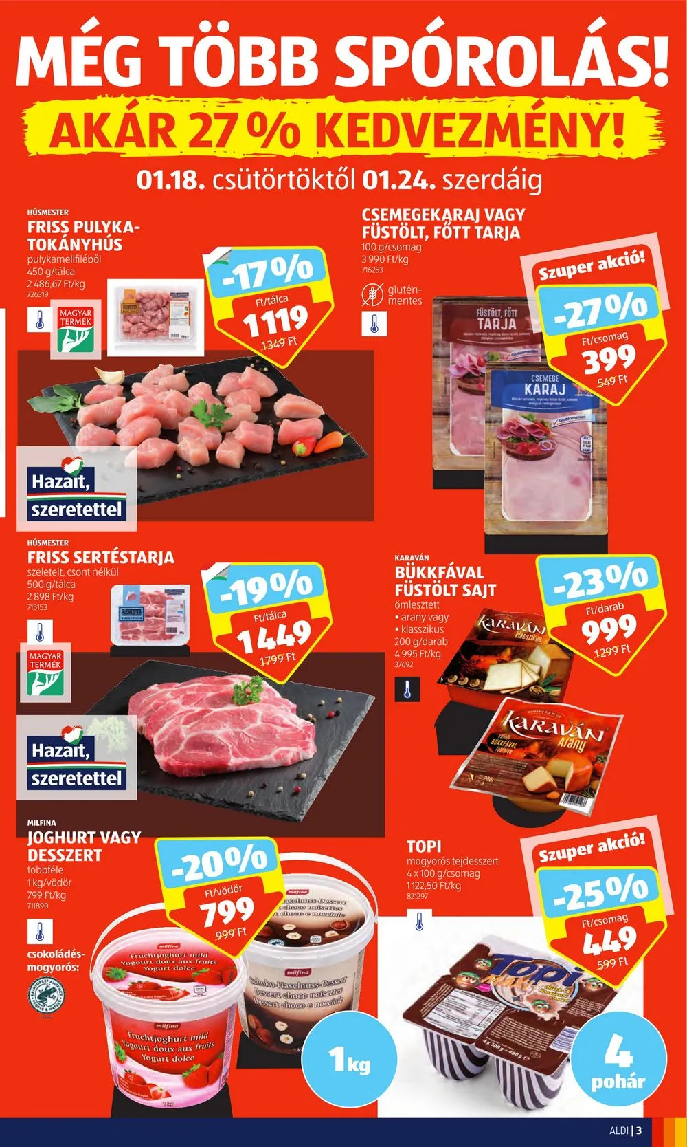 Aldi akciós újság 01.18–01.24 – 3. oldal