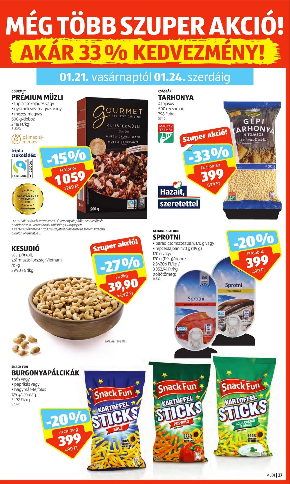 Aldi akciós újság 01.18–01.24 – 31. oldal