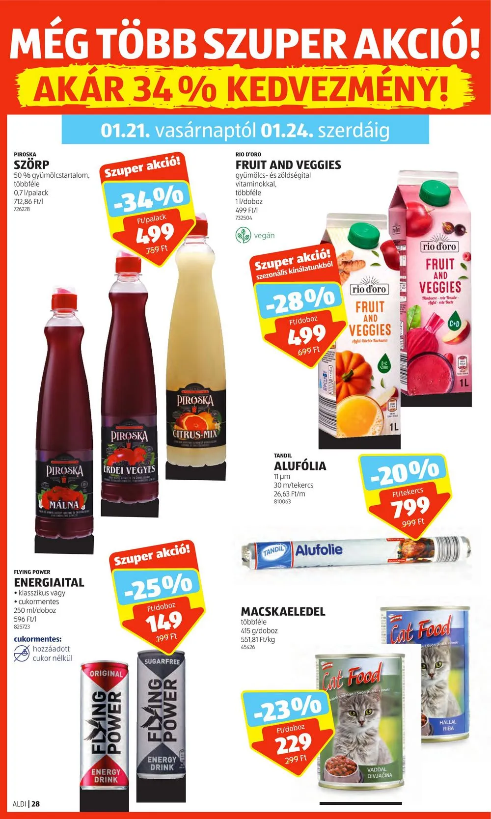 Aldi akciós újság 01.18–01.24 – 32. oldal