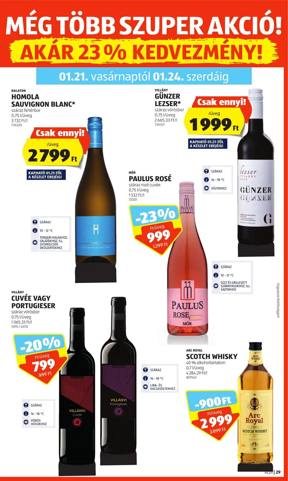 Aldi akciós újság 01.18–01.24 – 33. oldal