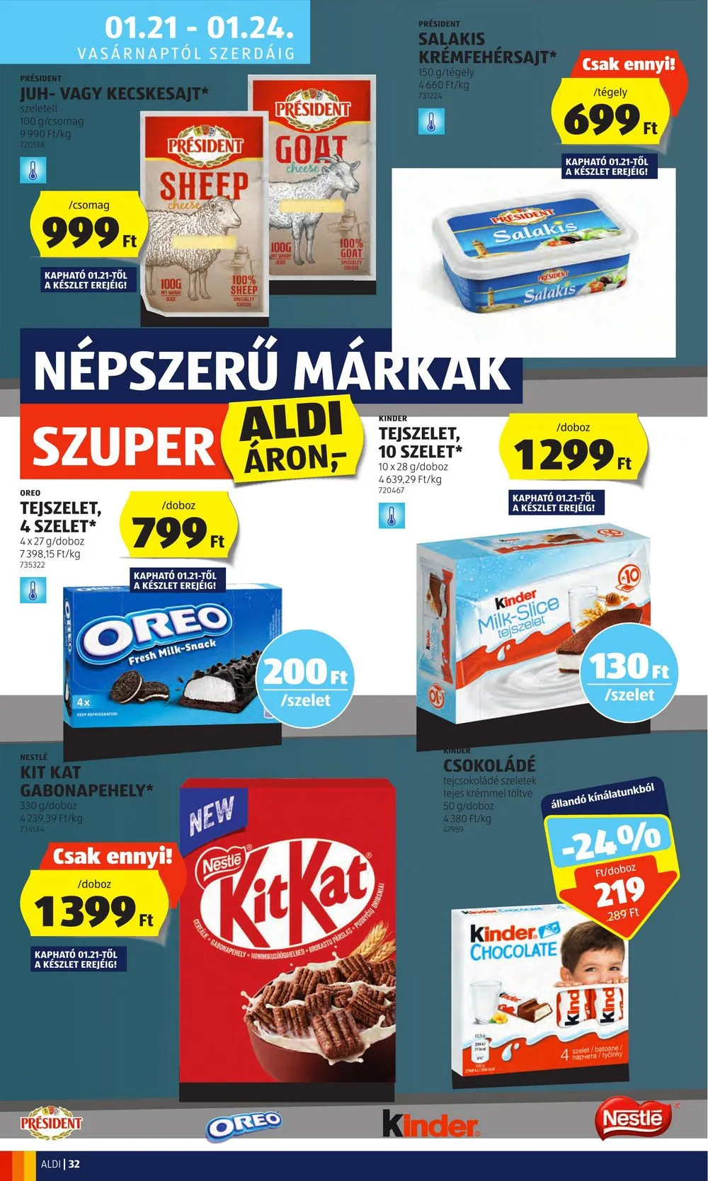 Aldi akciós újság 01.18–01.24 – 36. oldal