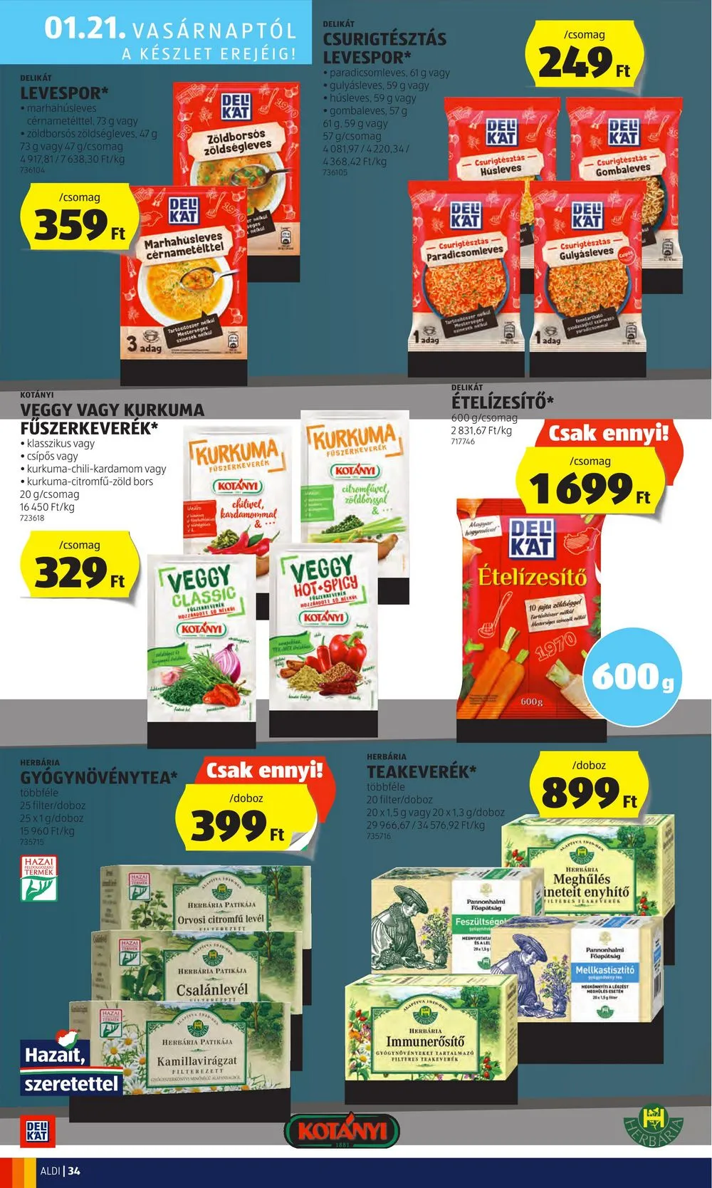 Aldi akciós újság 01.18–01.24 – 38. oldal