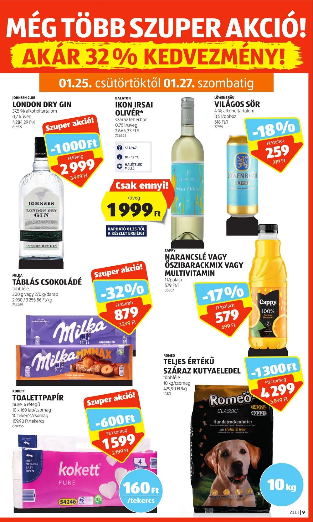 Aldi akciós újság 01.25–01.31 – 11. oldal