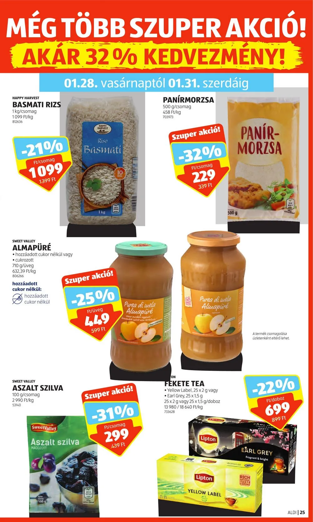 Aldi akciós újság 01.25–01.31 – 29. oldal