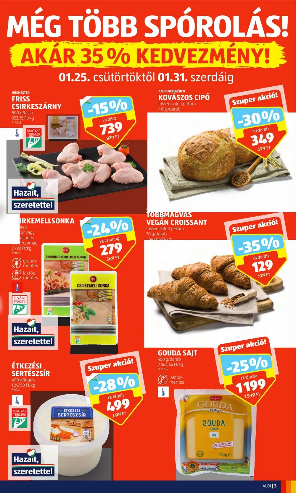 Aldi akciós újság 01.25–01.31 – 3. oldal