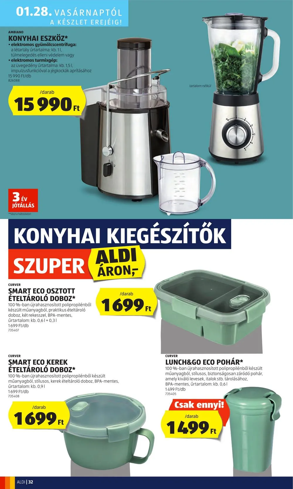 Aldi akciós újság 01.25–01.31 – 38. oldal